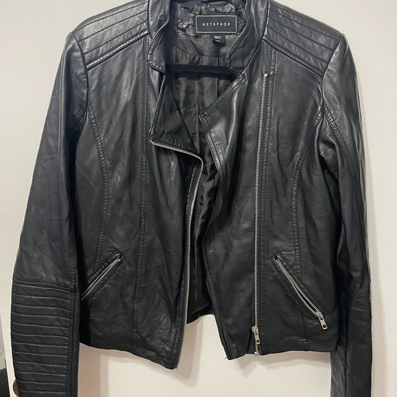 Kohls Medium Faux Leather Jacket - Picture 1 of 2